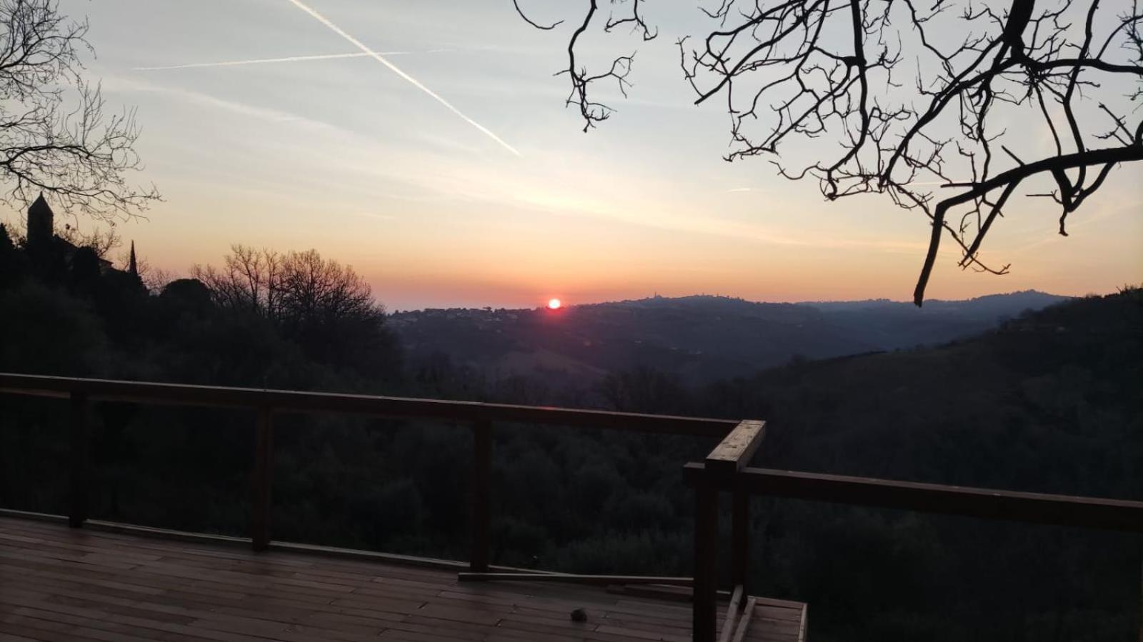 לינה וארוחת בוקר Montefiore Conca "Cara Pace" In Collina Per Famiglie מראה חיצוני תמונה